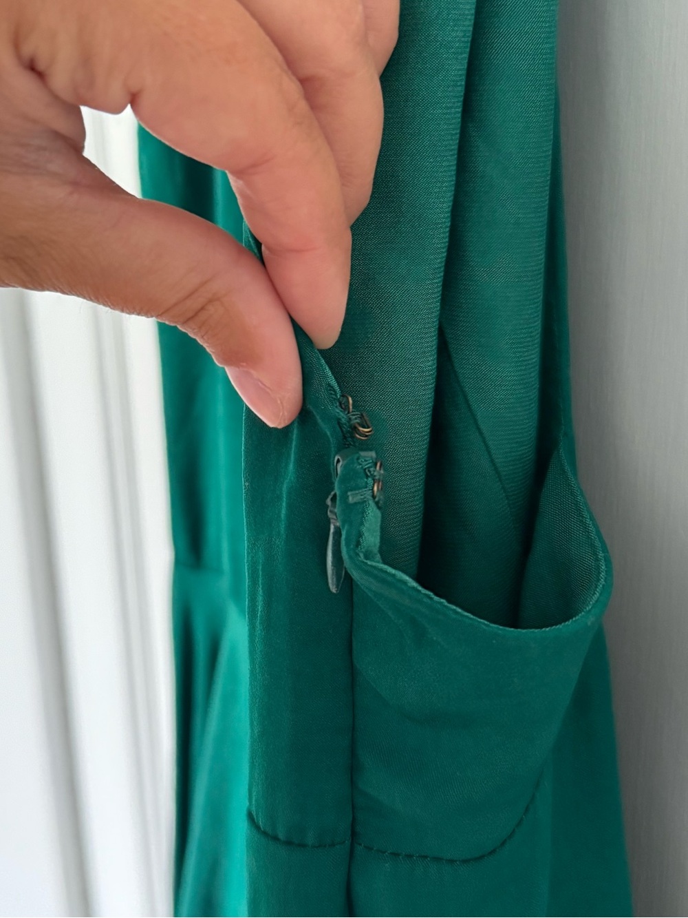 Kimchi Blue Whimsy Green Full Skirt Dress - Picture 9 of 13